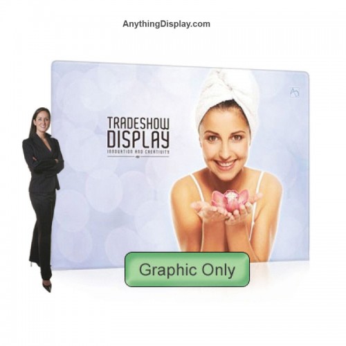 One Choice EZ Tube Display 10ft Straight Double-Sided Graphic Package 