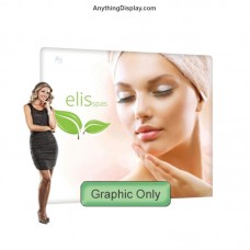 Stretch Fabric Graphic for the 8ft Straight EZ Tube Display