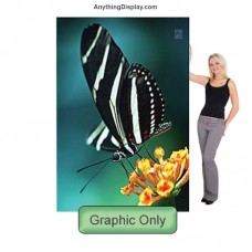 Stretch Fabric Graphic 5ft w x 7ft h Hop Up Custom Graphics