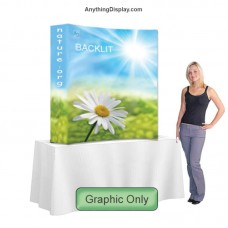 Stretch Fabric Graphic 5ft Curved Backlit HopUp Custom Print Graphic