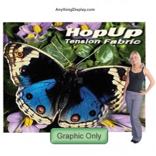 Stretch Fabric Graphic 10ft w x 7ft h Straight Hop Up Graphics