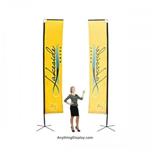 17 ft Mamba Flagpole Single Sided Graphic Package