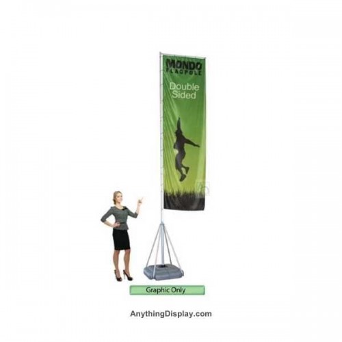 23 ft  Flagpole Mondo Telescopic Stand and Base Only