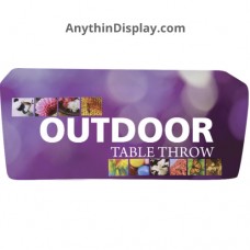 Outdoor Table Throw Fully Printed 8ft 