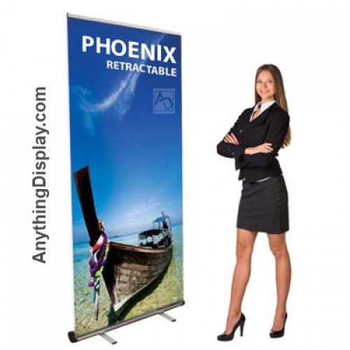 Custom Printed Banner for Phoenix Retractable Stand 33"x79"