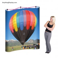 Popup Display Booth Coyote 6ft wide x 7h with Rollable Graphic Panels
