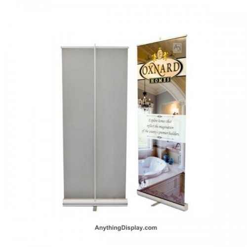 Retractable Banner Stand 34in wide Portable Trade Show Display