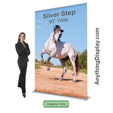 Custom Printed Banner for Silverstep Single Sided Display 5' 