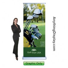 Custom Graphics for the  Silverwing 35in Wide Trade Show Display
