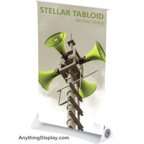 Economy Retractable Table Top Banner Stand Breeze 9w x 13h
