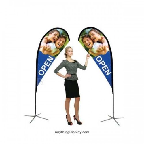 Flag Banner Outdoor Ground Spike Base