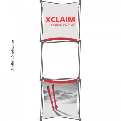 Tradeshow Popup Booth Xclaim 2.5ft x 7.3ft Fabric Popup Display Kit 04