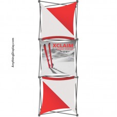 Tradeshow Popup Booth Xclaim 2.5ft x 7.3ft Fabric Popup Display Kit 04