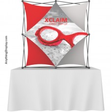 Snap Graphic Popup Xclaim 5ft Tabletop Fabric Panel Display Kit 02