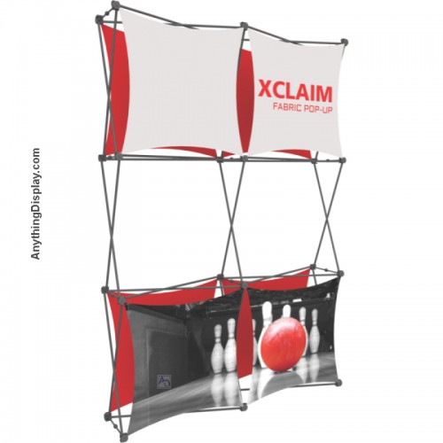 3D Popup Booth Xclaim 5ft Stretch Fabric Display Kit 02