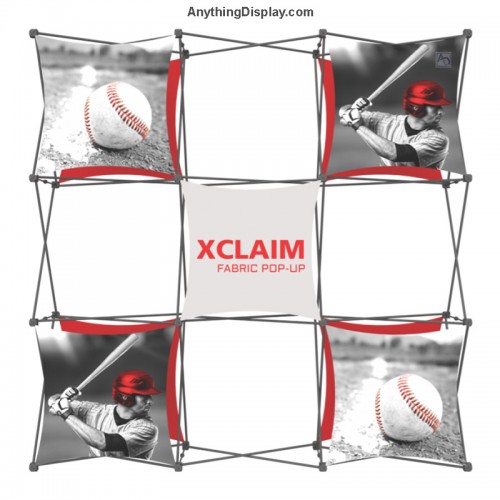 Pop Up Multi Graphic Xclaim 8ft Fabric Snap Display Kit 05