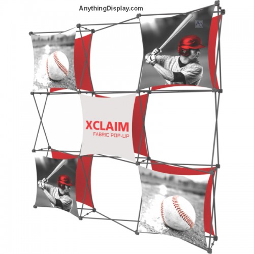 Popup Display Fabric Panels Xclaim 8ft Tradeshow Booth Kit 04