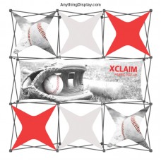 Xclaim 7 Panel 3D Popup Display 8ft wide Kit 06