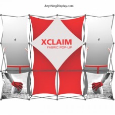 Multi Panel Popup Display Xclaim 10ft Booth Kit 01