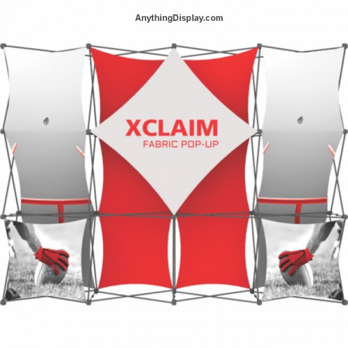 Popup Multi Squares Xclaim 10ft Fabric Display Kit 06