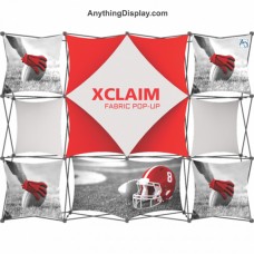 Popup Multi Squares Xclaim 10ft Fabric Display Kit 06