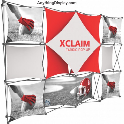 Popup Multi Squares Xclaim 10ft Fabric Display Kit 06