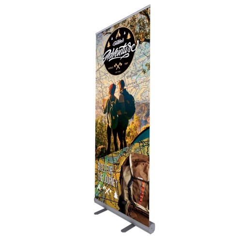 One Choice Good Roll up Silver Super Flat Vinyl Graphic Package 33.5 x 80
