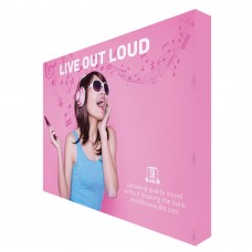 One Choice Fabric Pop Up Banner Display Graphic Package 10 ft. (w. Endcaps)