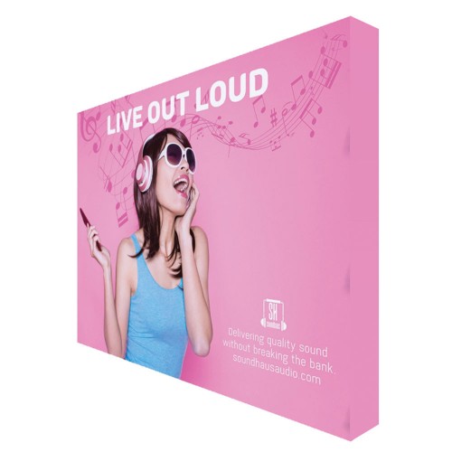 Stretch Fabric Pop Up Display 10ft  X 10ft Straight Booth RPL Graphic 
