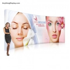 EZ Tube Display  20ft wide Curved with Graphic