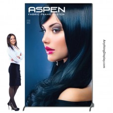 5 ft X 8 ft Aspen Fabric - Graphic Package (Frame & Graphic)
