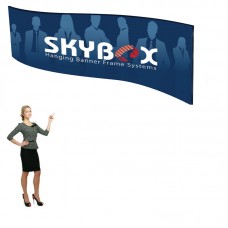 Hanging Banner Wave Skybox 16ft x 4ft Custom Printed Graphic