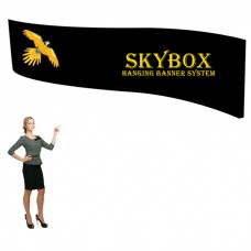 Hanging Wave Banner 16' x 5' Skybox Custom Printed Graphic 