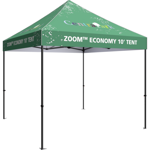 Custom Printed  Zoom Standard Pop Up Canopy Tent 20 x 10  Aluminum 