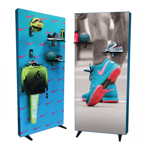 Retail Product Display Kit For Trade Shows 3ft x 7ft With Graphic