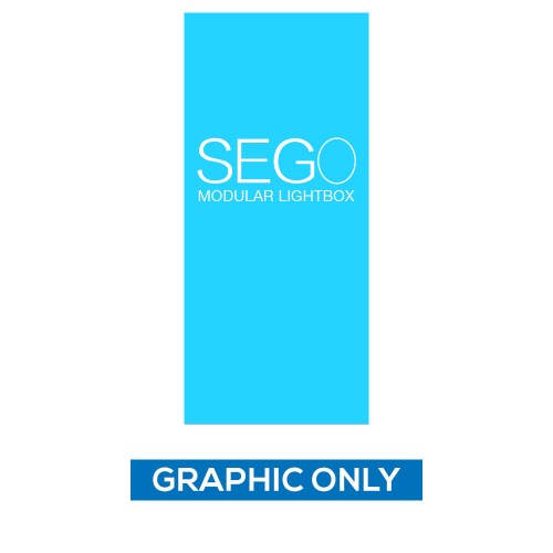 3.3 x 7.4ft. SEGO Modular Lightbox Display Single-Sided (Graphic Only)