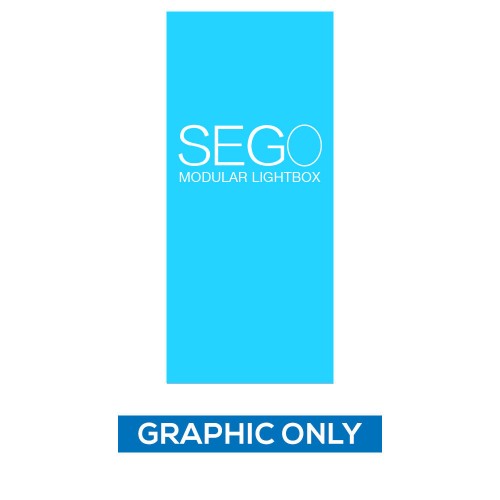 3.3 x 7.4ft. SEGO Modular Lightbox Display Double-Sided (Graphic Package)