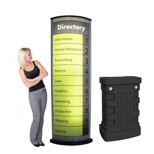 Tower Sign Stand Display 2ft x 6ft high POP Free Standing Collapsible