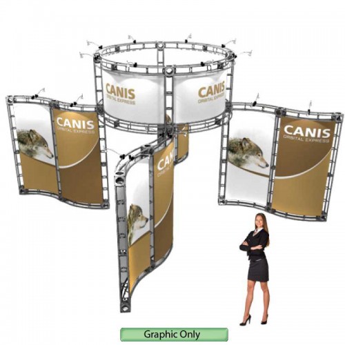 Canis Truss Frame Booth Display 20ft x 20ft Island Truss System