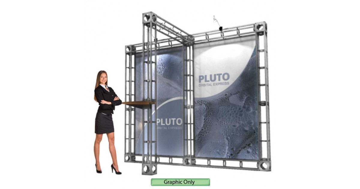 Graphic only for Pluto Frame Booth Truss 10 ft - Graphic Services