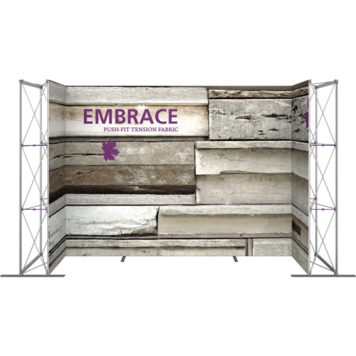 14 ft. x 7.5 ft. Embrace U Shaped Popup With Silicone Edge Graphics