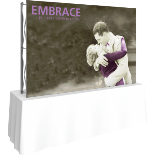 Embrace 8ft Tabletop Display with SEG Popup Frame