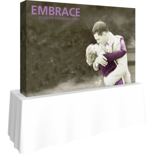 Embrace 8ft Tabletop Display with SEG Popup Frame