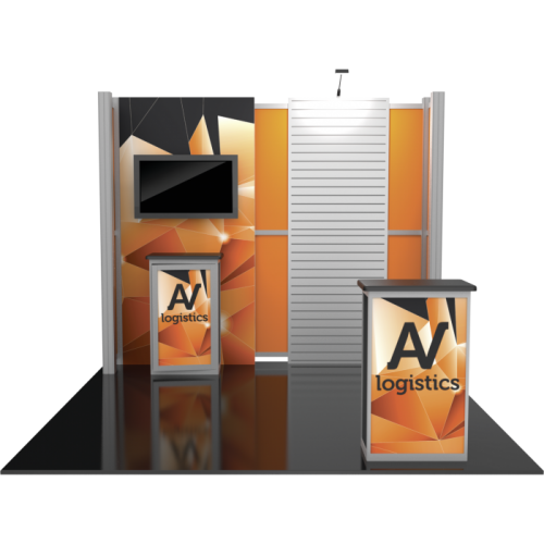 Tradeshow Booth Display Hybrid Pro 10ft Modular Backwall Kit 02