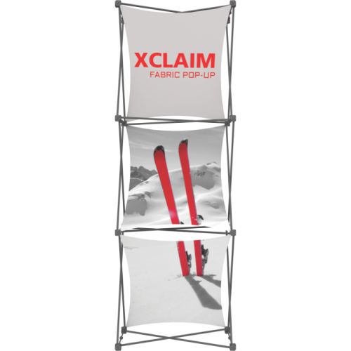 Tradeshow Popup Booth Xclaim 2.5ft x 7.3ft Fabric Popup Display Kit 04