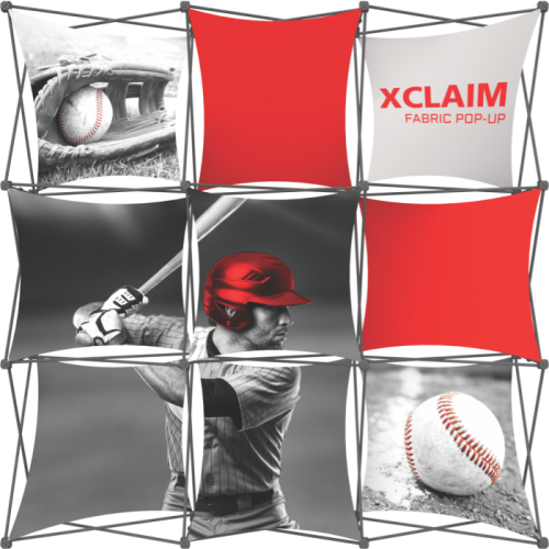 Tradeshow Display Popup Xclaim 8ft Snap Booth Kit 03