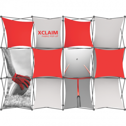 Portable Popup Display Xclaim 10ft Fabric Snap Display Kit 03