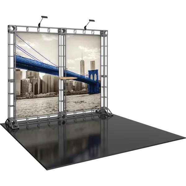 Truss System Hercules 10ft Booth Tradeshow Truss System Booth Kit 9