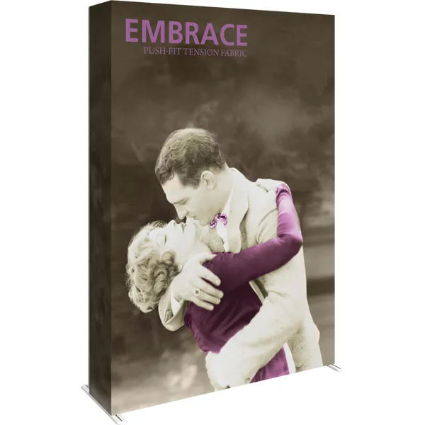 5ft Embrace  Push Fit Fabric Popup Display