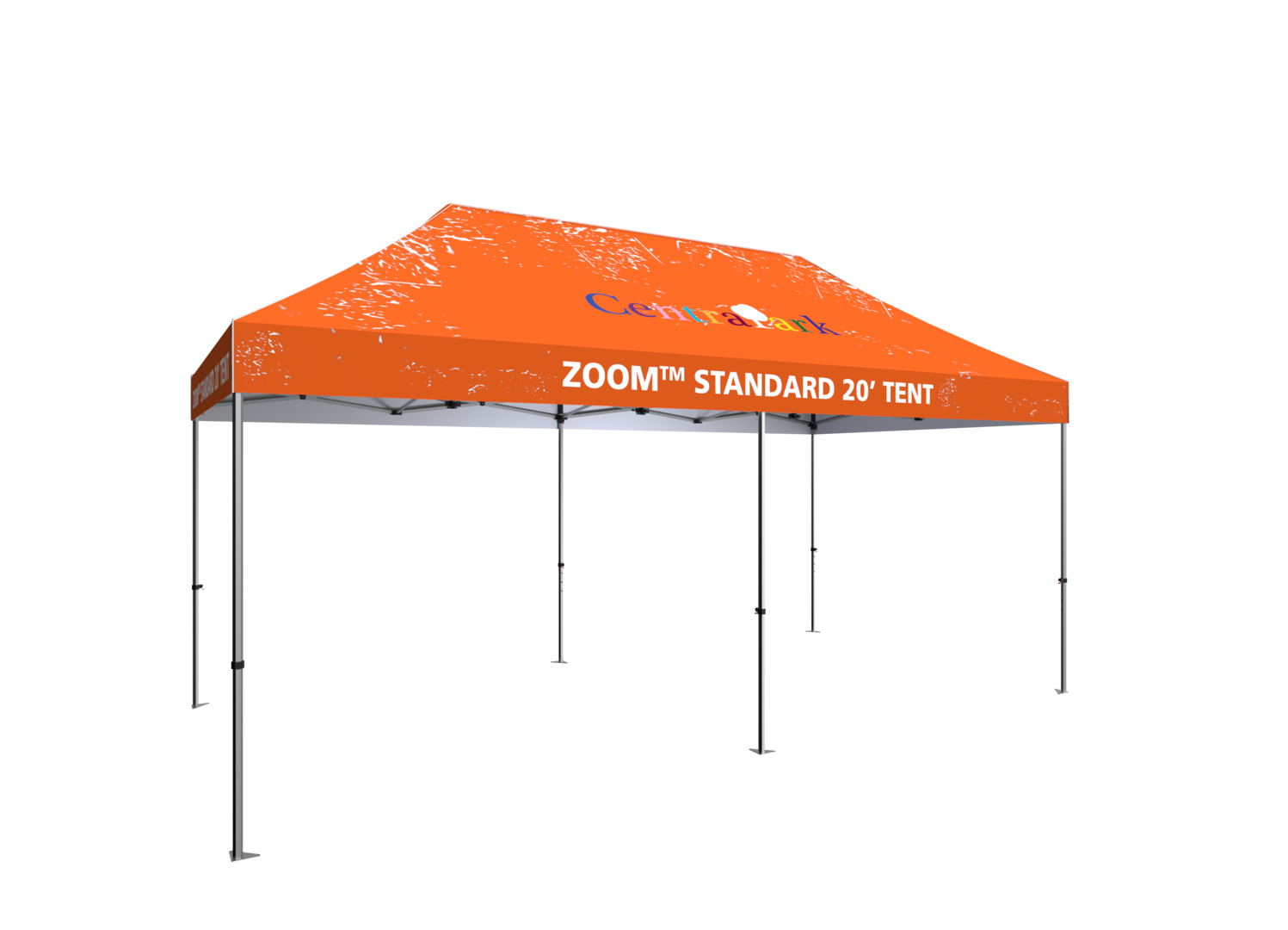 Custom Printed Zoom Economy Canopy Tent 10x10